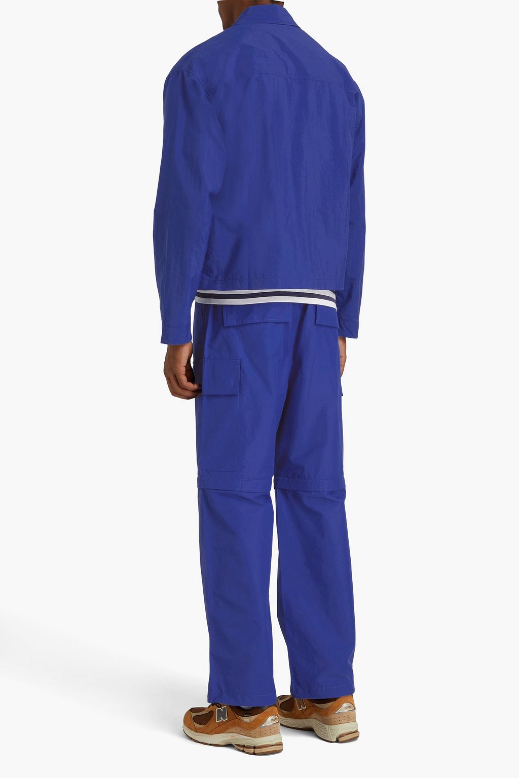 MAISON KITSUNÉ Appliquéd shell track jacket