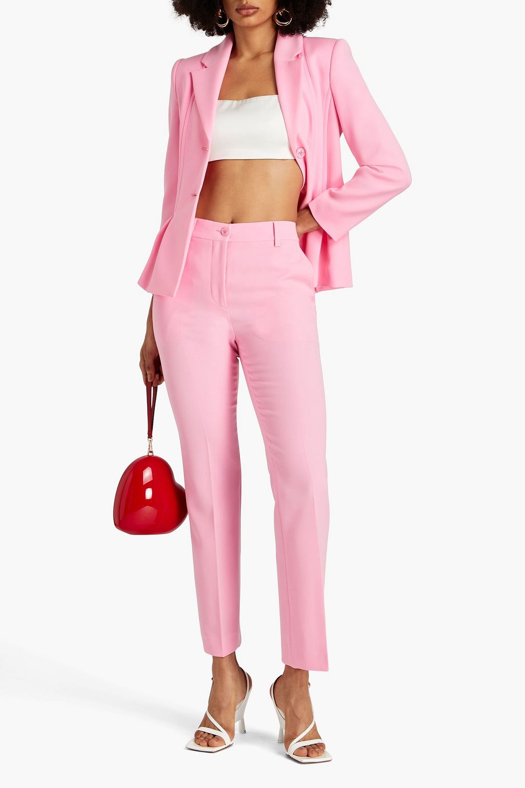BOUTIQUE MOSCHINO Twill straight-leg pants
