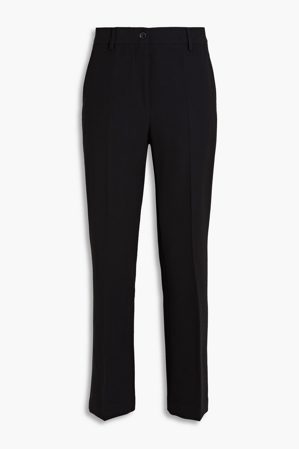 Boutique Moschino Twill Straight-leg Pants In Black