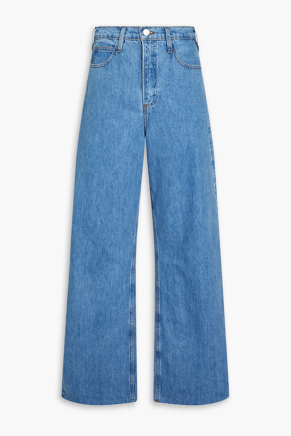 FRAME - Le High high-rise wide-leg jeans - Blue - 33