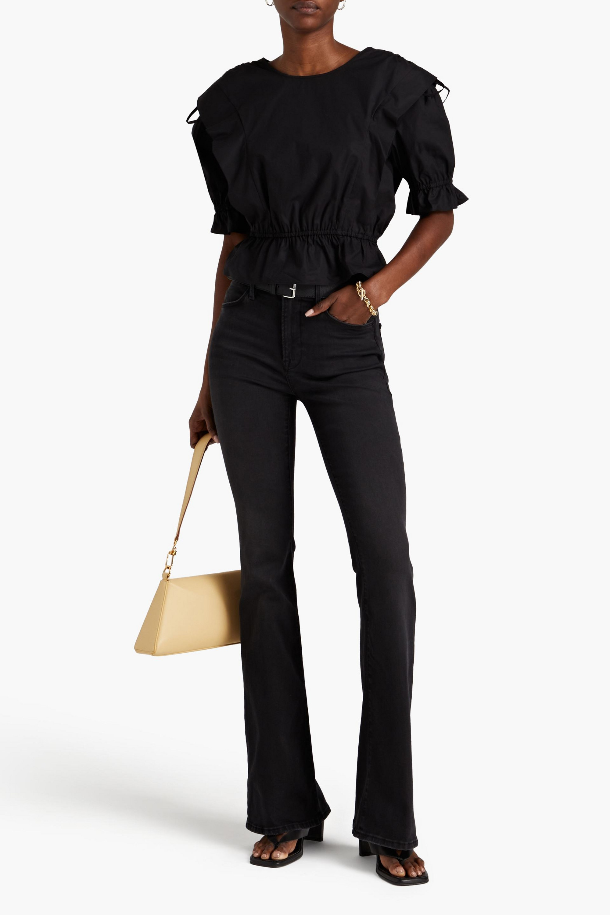 FRAME Le High Flare high-rise flared jeans