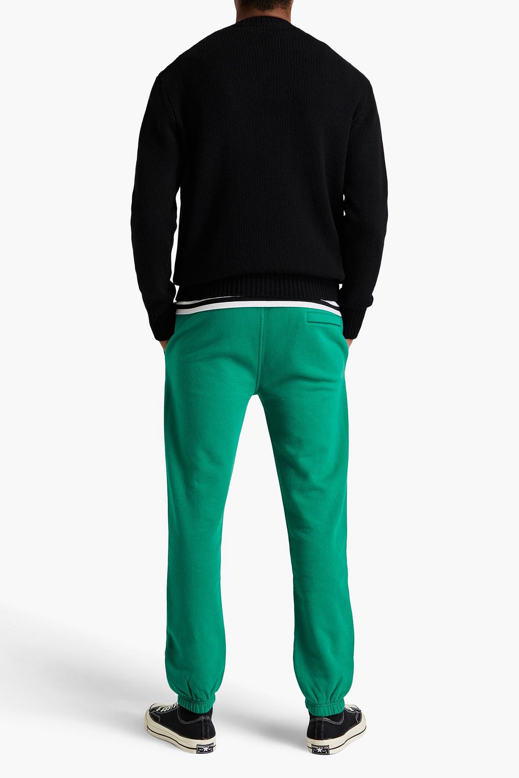 MAISON KITSUNÉ Jacquardknit wool sweater THE