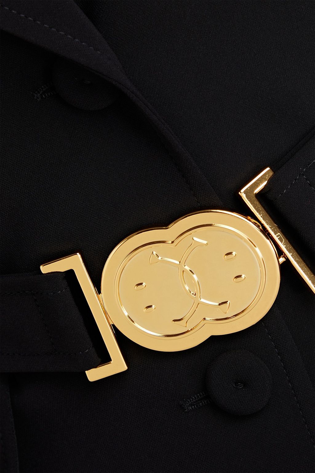 MOSCHINO بليزر مصنوع من الكريب ومزود بحزام