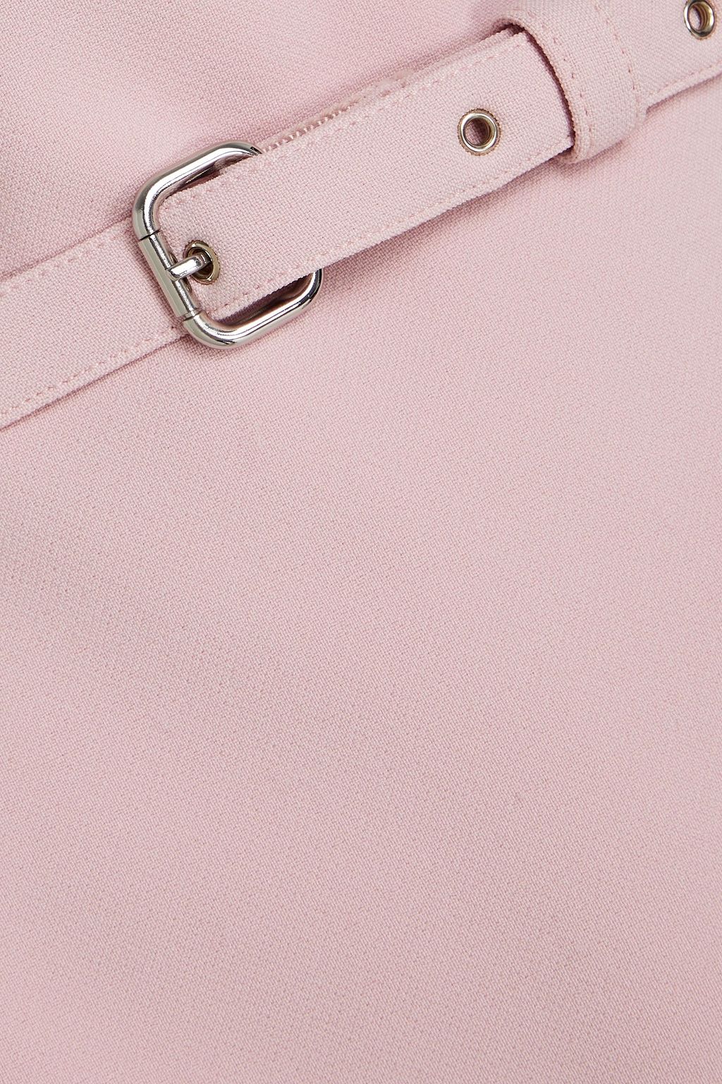 REDVALENTINO شورت من قماش الكريب مزوّد بحزام ومزين بطبقات