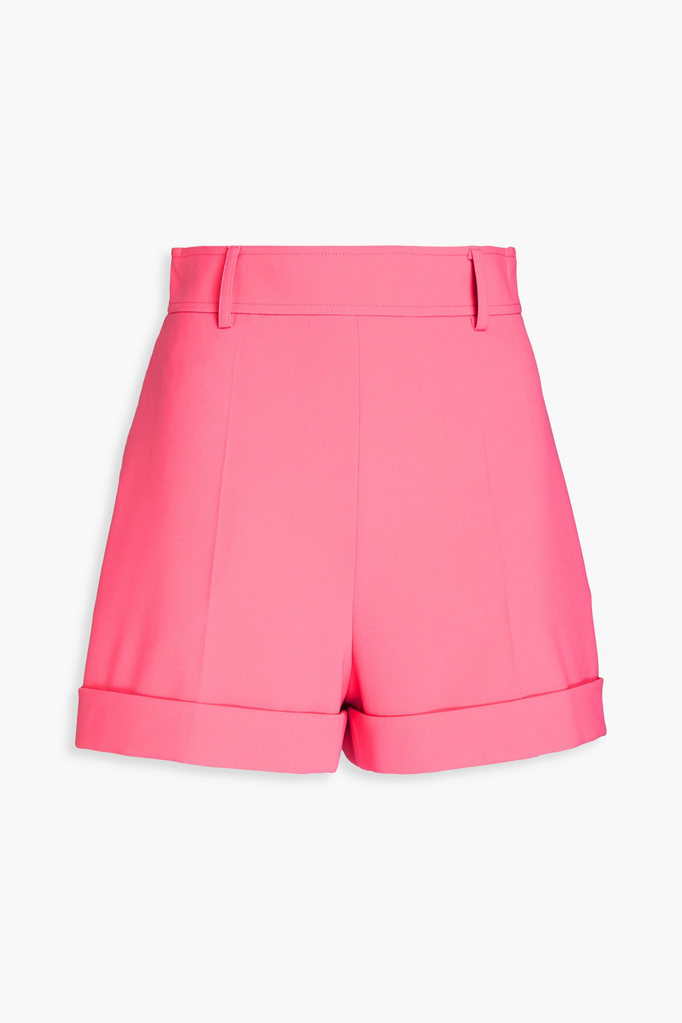 Moschino Crepe Shorts In Bubblegum