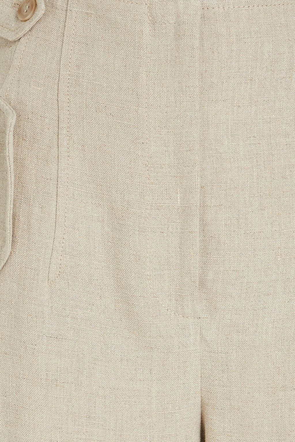 ALBERTA FERRETTI بنطال بأرجل واسعة مصنوع من الكتّان