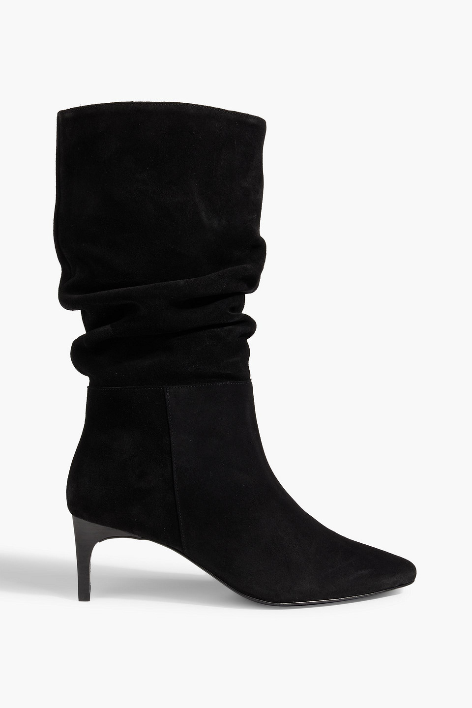 Iris & Ink Coraline Suede Boots In Black