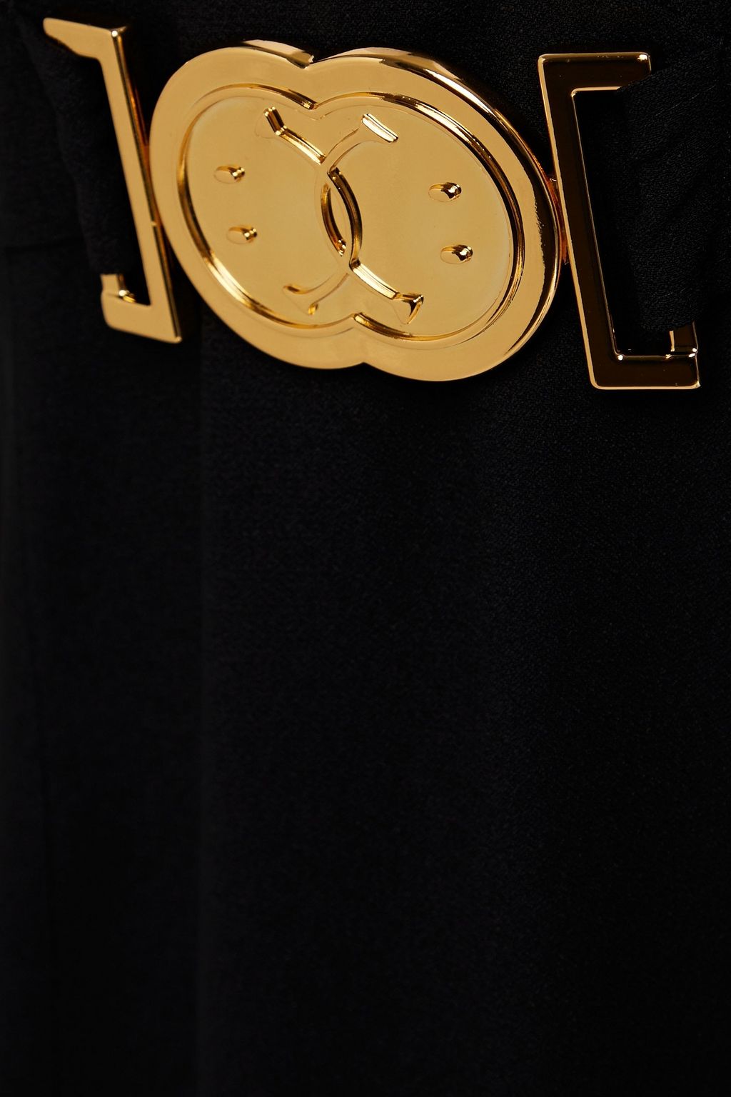 MOSCHINO فستان مصنوع من الكريب بتصميم مزموم
