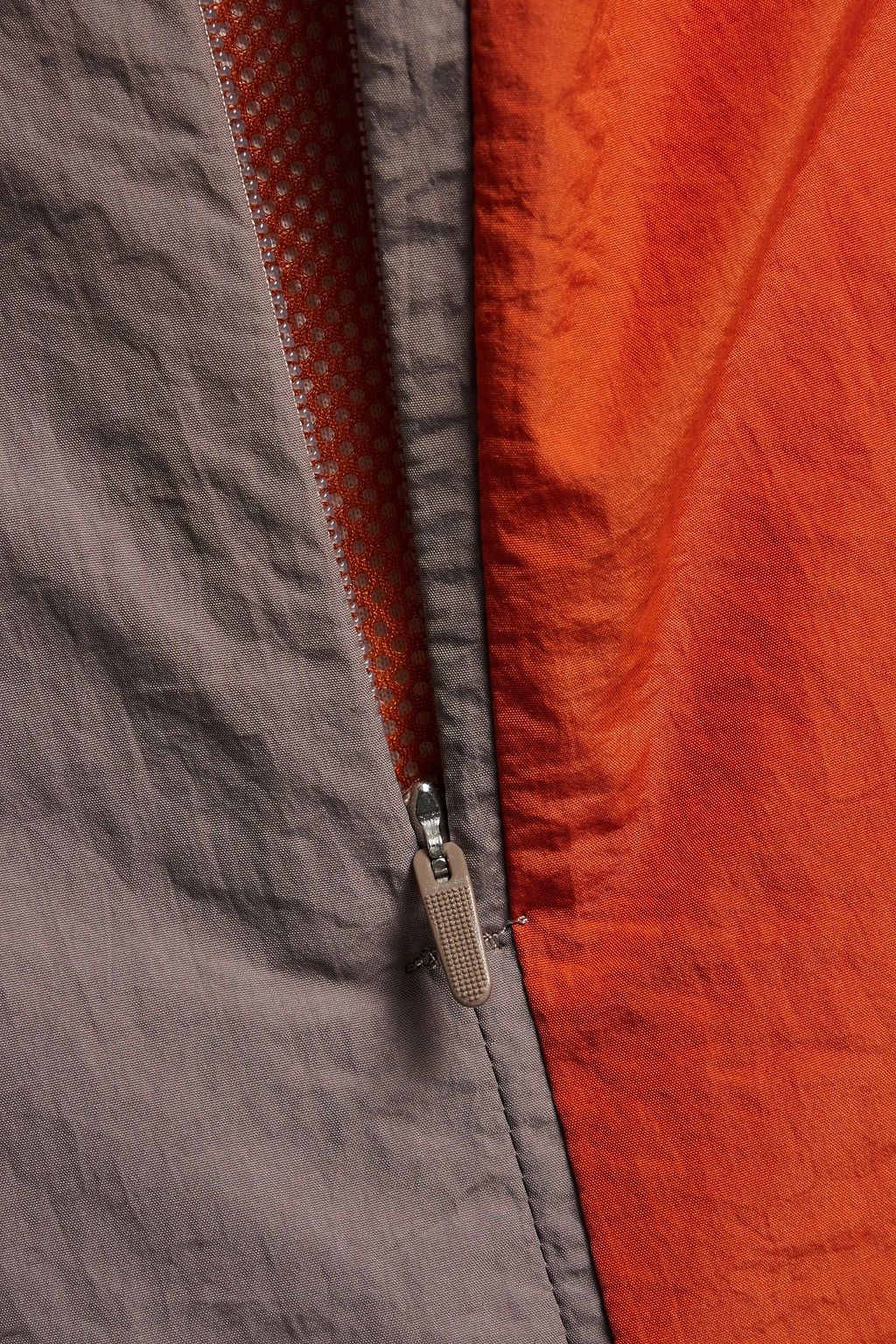Y-3 Two-tone shell hooded jacket