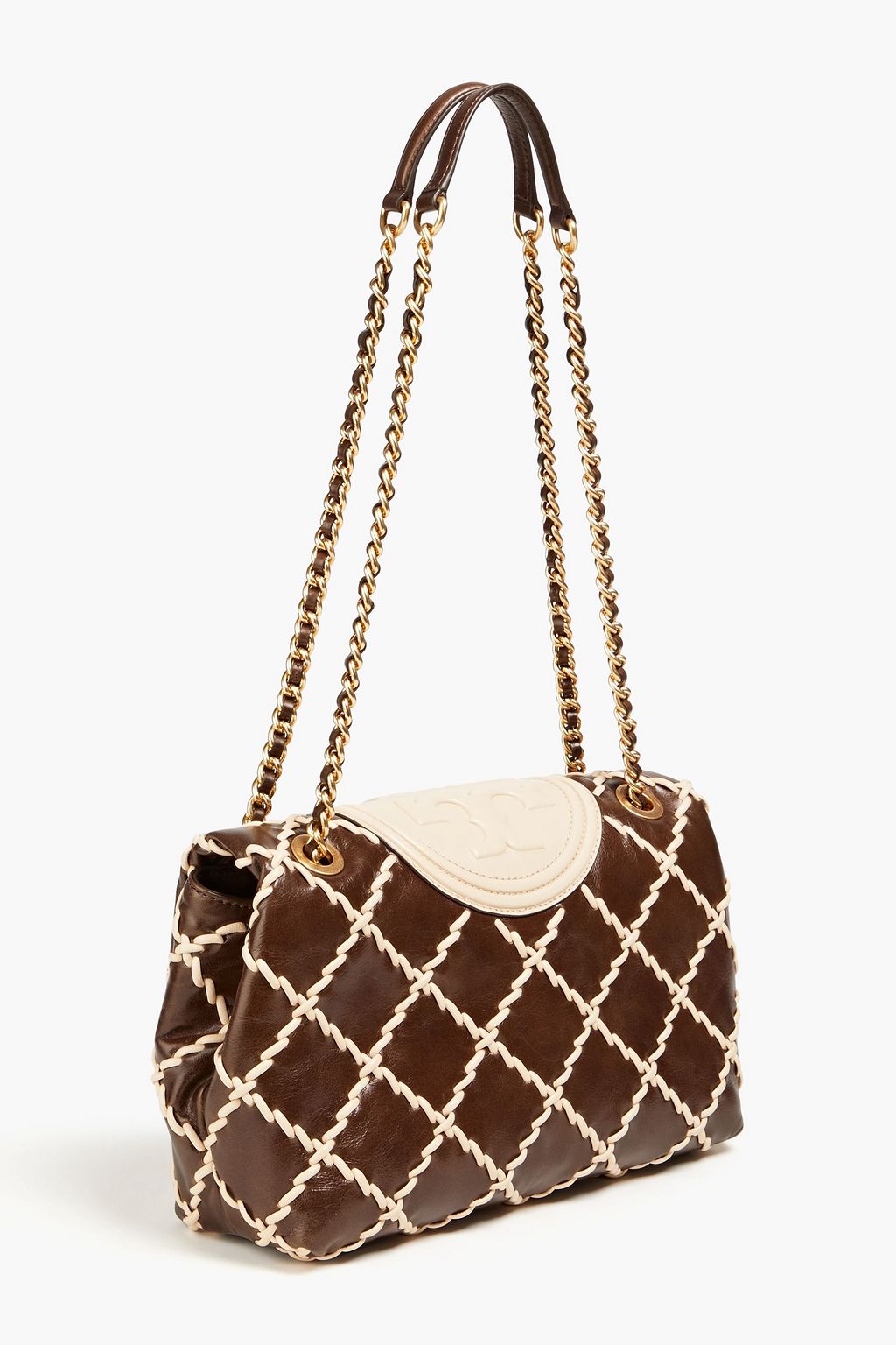 TORY BURCH Fleming quilted leather shoulder bag THE