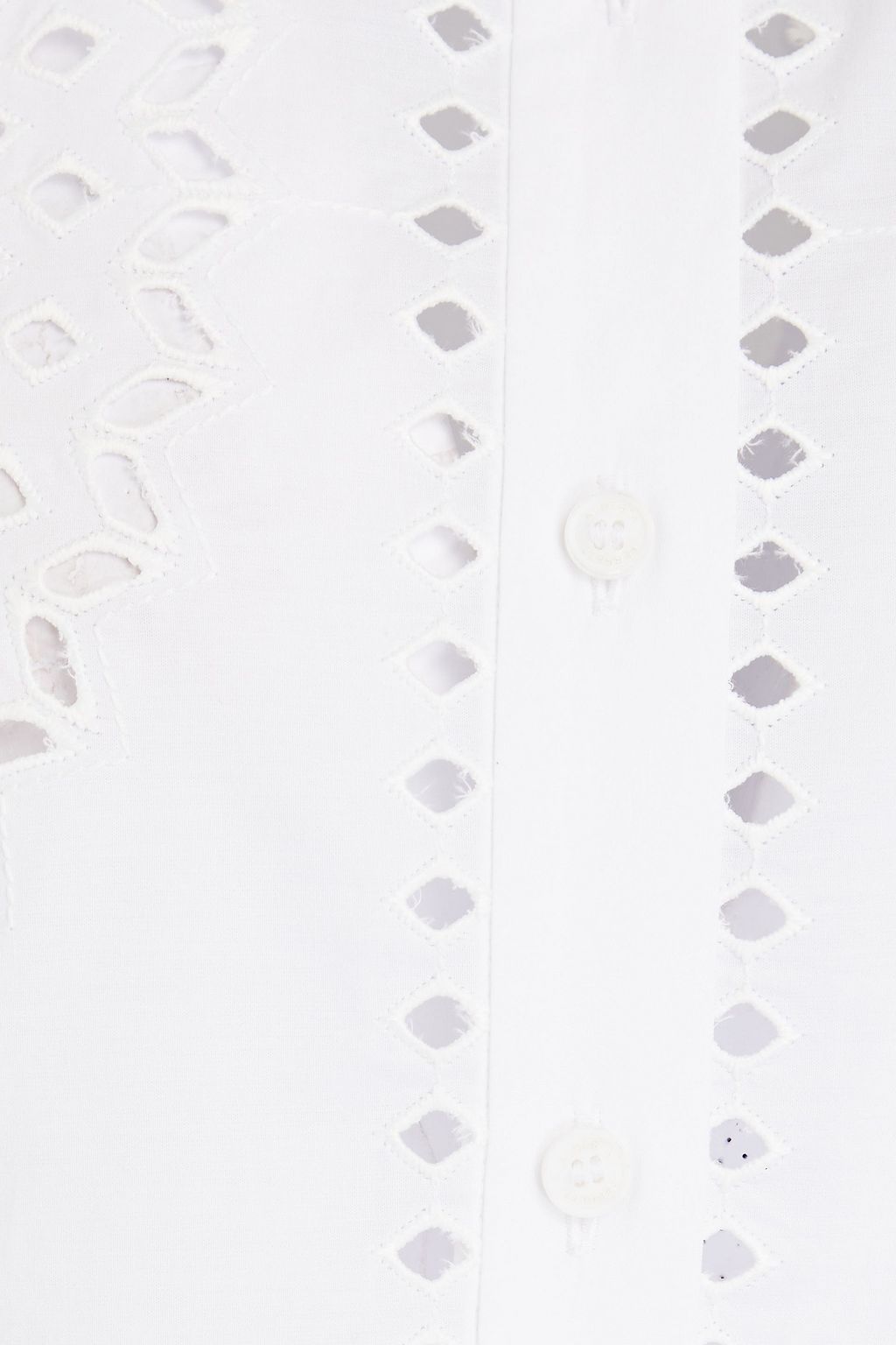 ALBERTA FERRETTI Broderie anglaise cotton-blend shirt