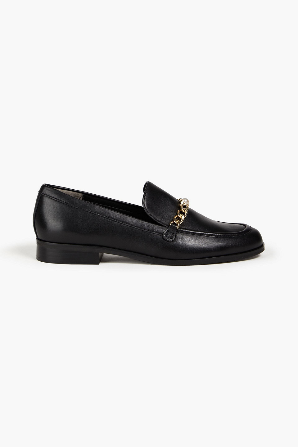 Stuart Weitzman - Owen embellished leather loafers - Black - EU 40