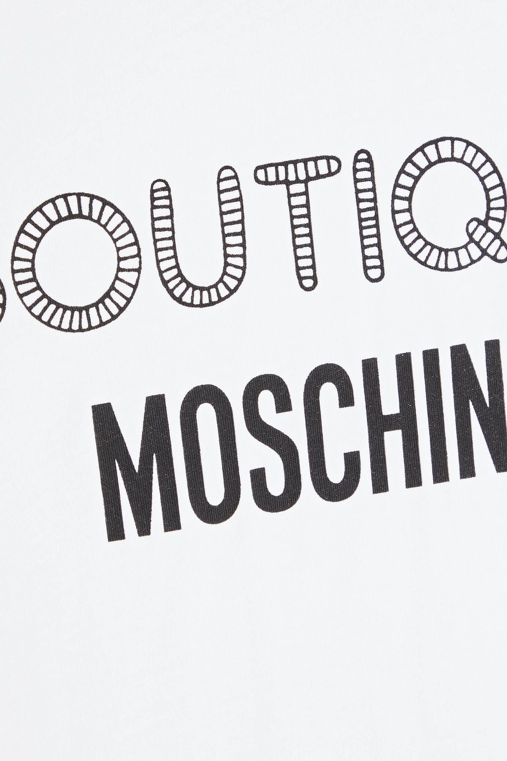 BOUTIQUE MOSCHINO Logo-print cotton-jersey T-shirt