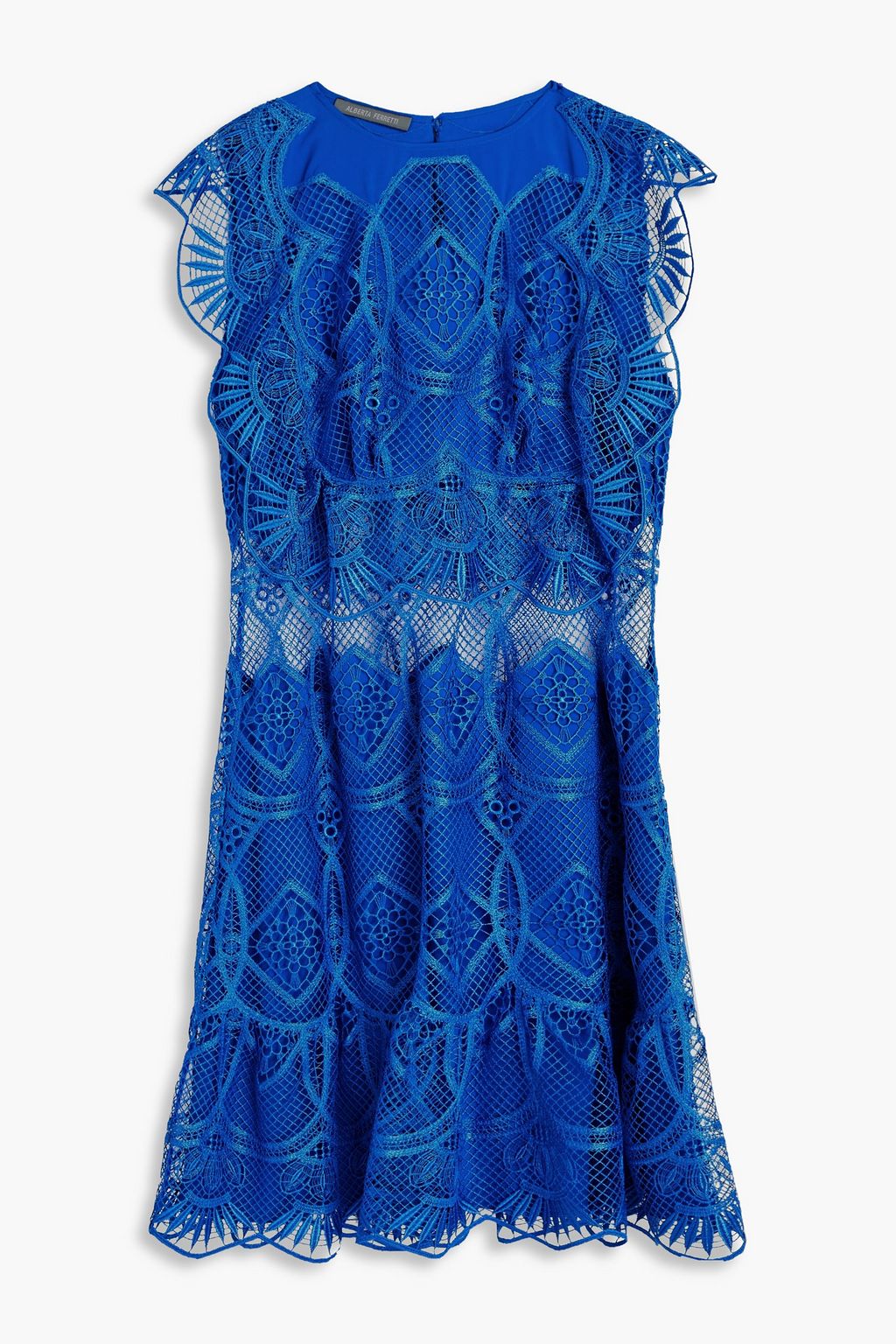 ALBERTA FERRETTI Guipure lace mini dress THE OUTNET