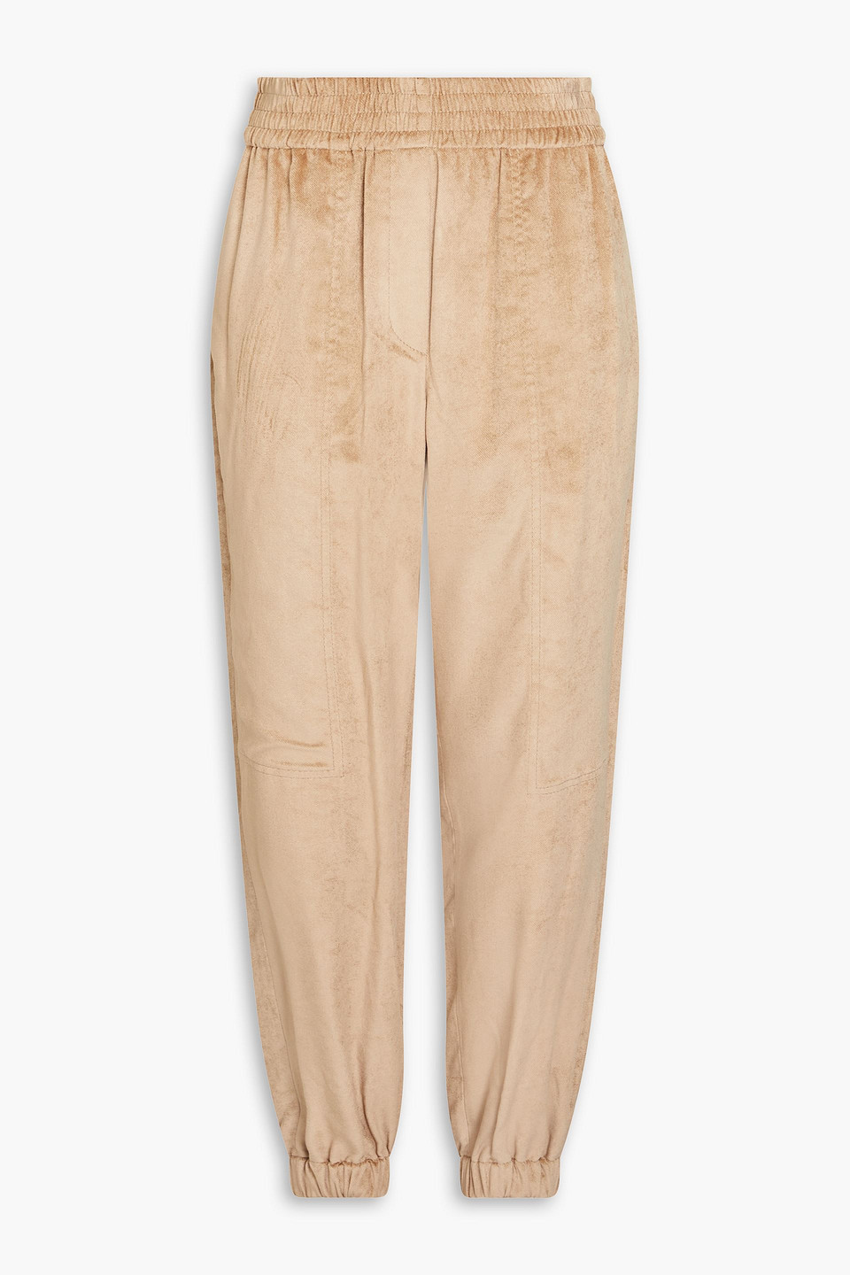 Brunello Cucinelli Karottenhose Aus Samt In Neutral