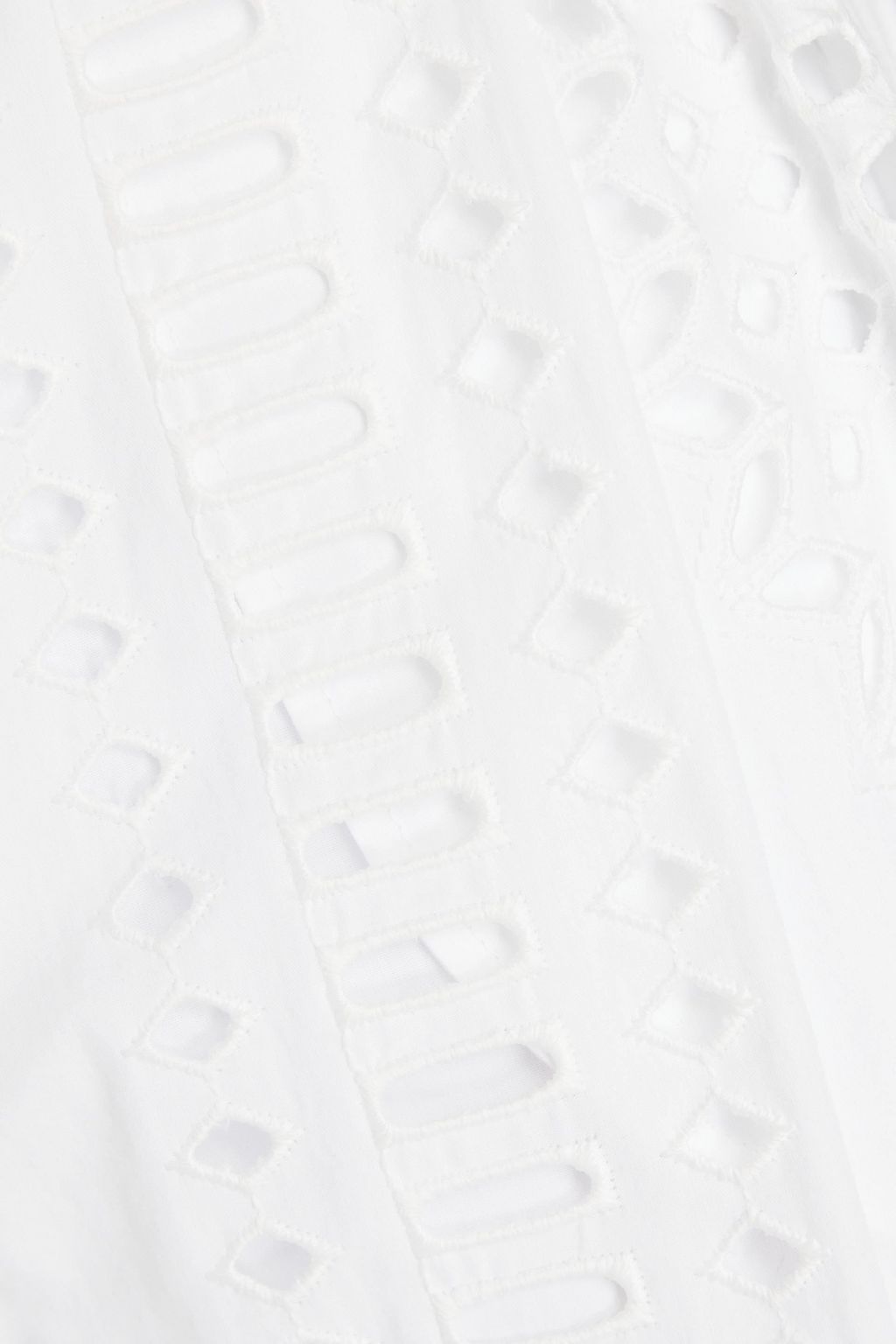 ALBERTA FERRETTI Broderie anglaise cotton-blend tapered pants