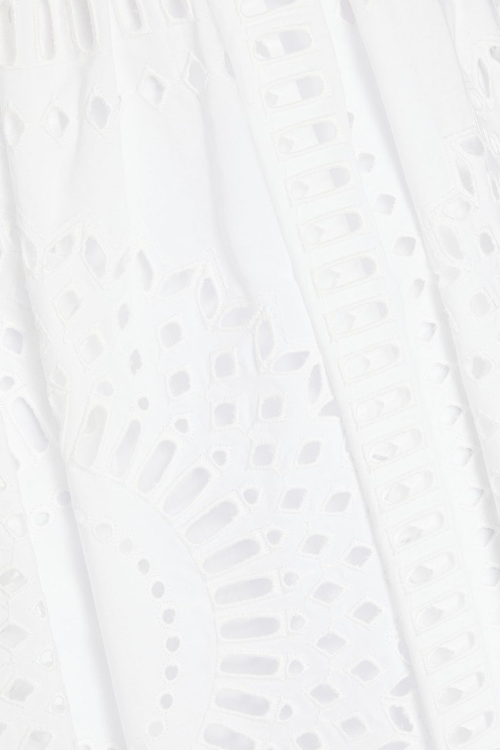 ALBERTA FERRETTI Broderie anglaise cotton-blend maxi skirt