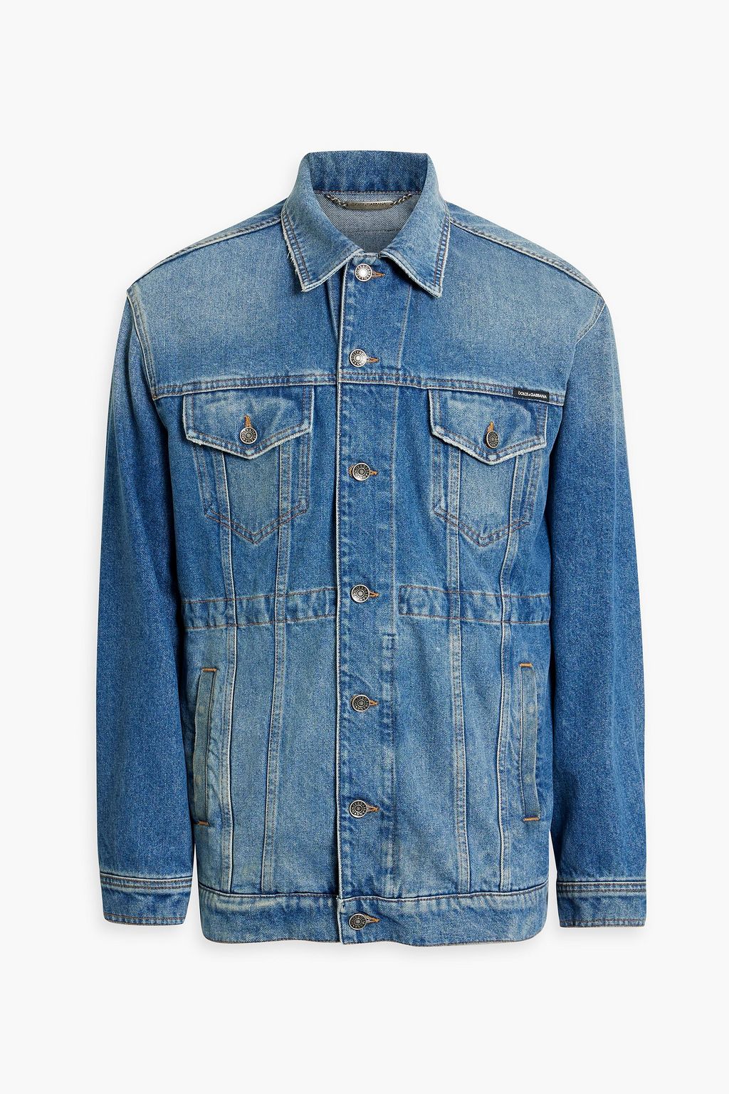 DOLCE & GABBANA Faded denim jacket | THE OUTNET