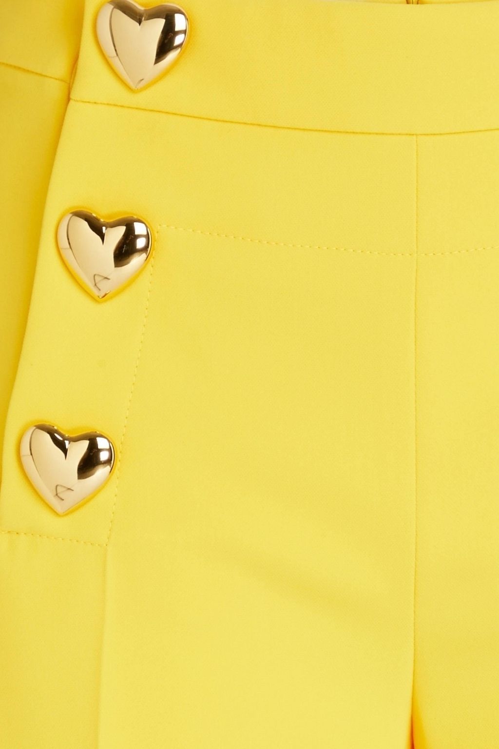 MOSCHINO بنطال بأرجل واسعة مصنوع من الكريب ومزين بأزرار