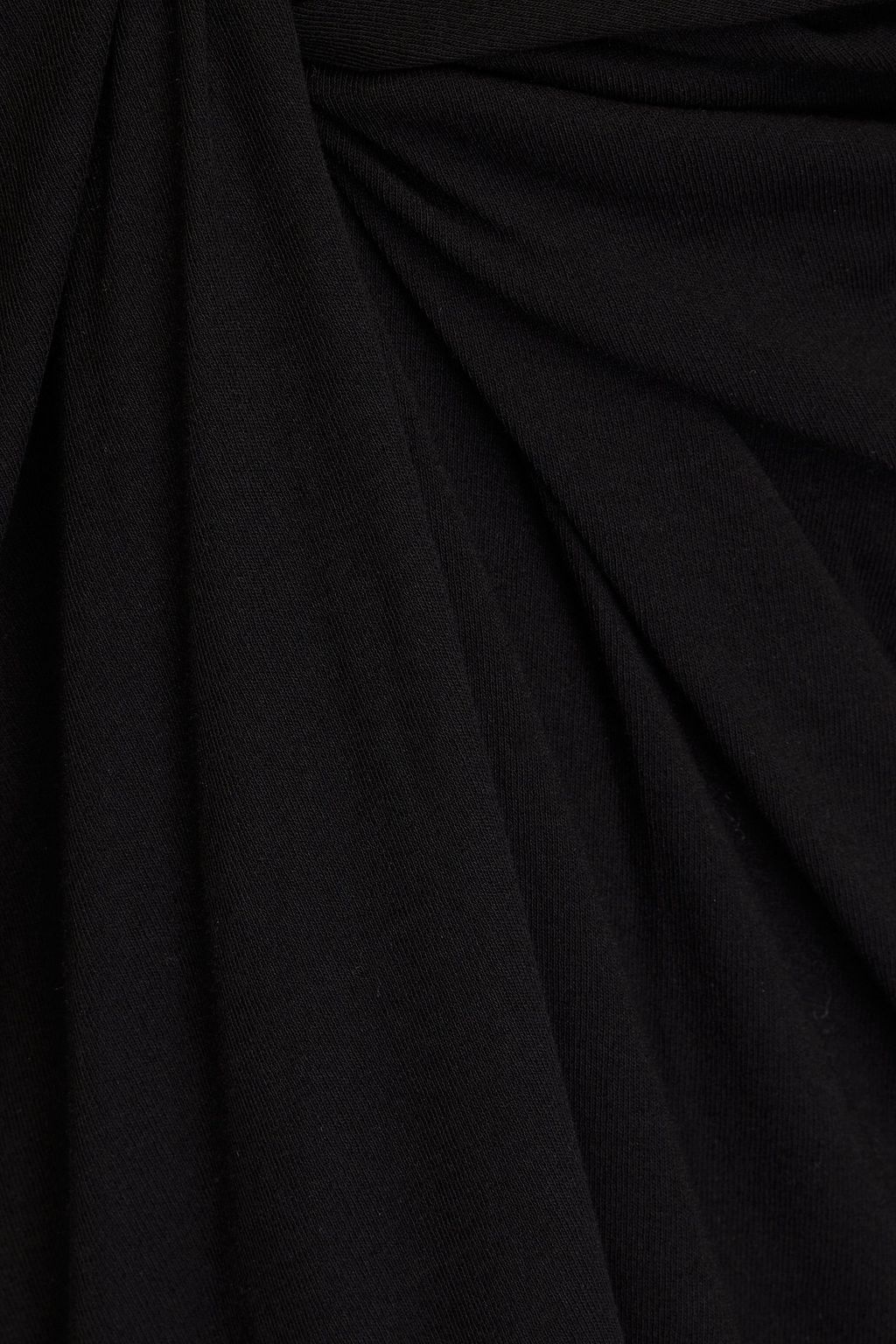 ROSETTA GETTY بلوزة مصنوعة من قطن جيرسي بقصّة ملفوفة