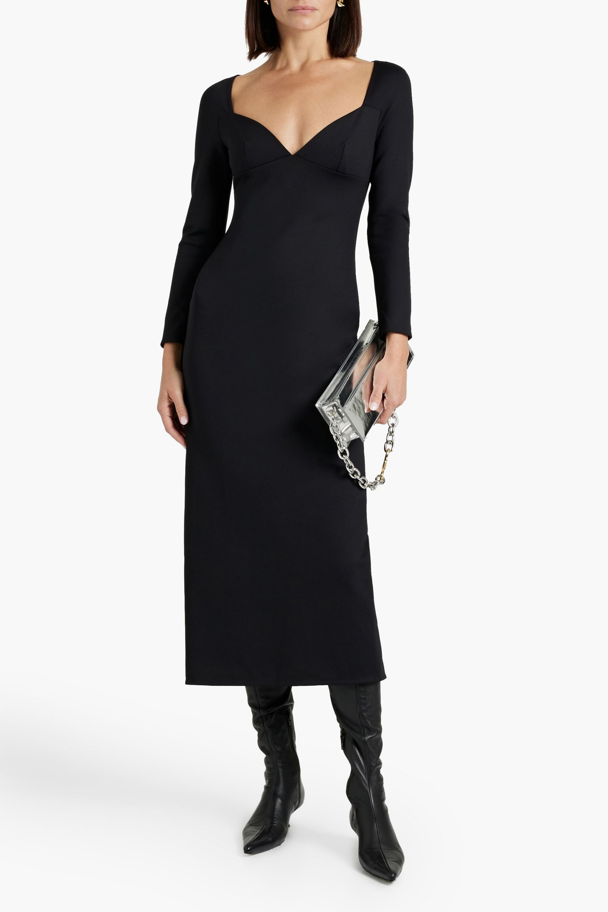 Rosetta Getty Ponte midi dress