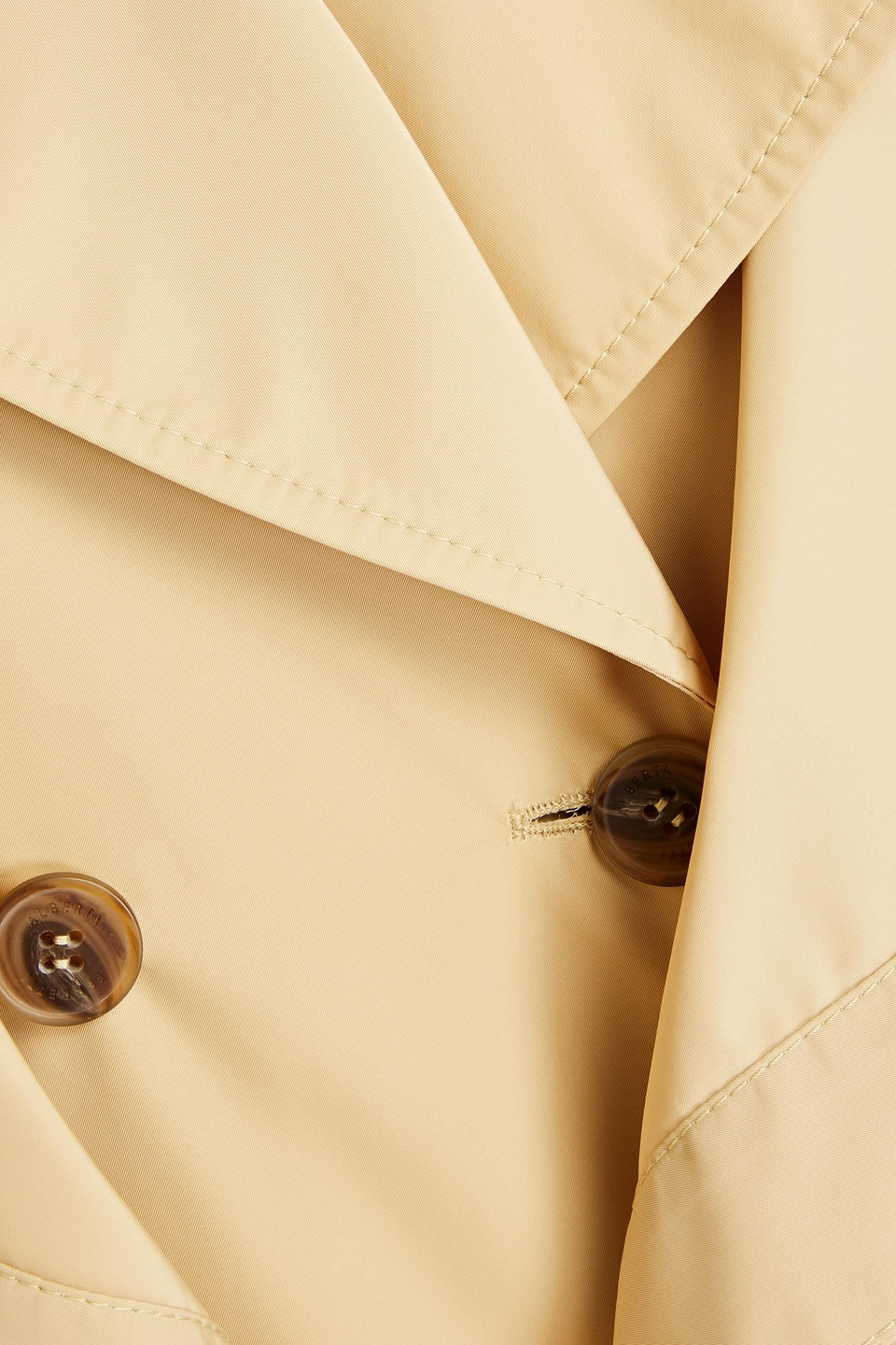 ALBERTA FERRETTI BELTED SHELL TRENCH COAT