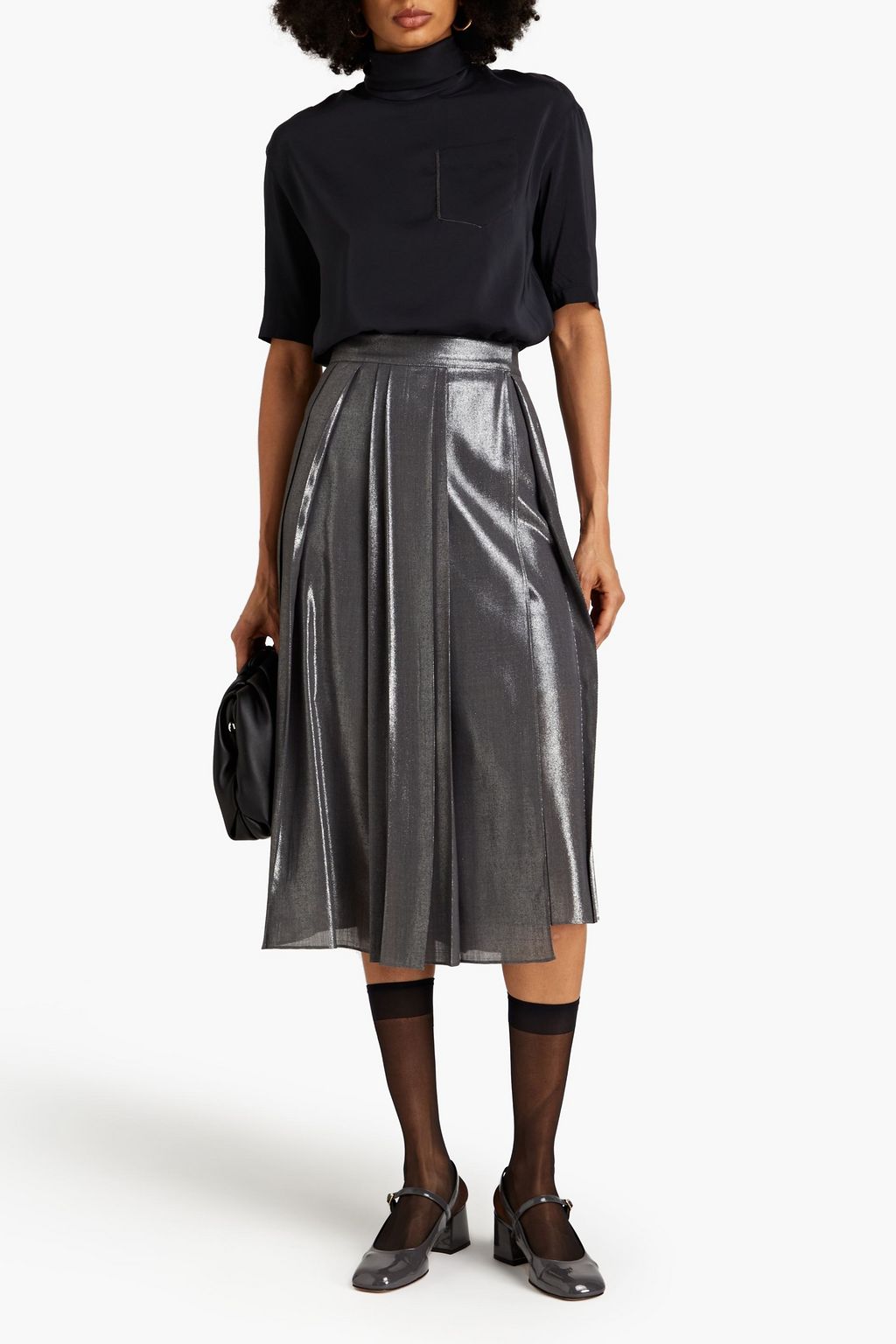BRUNELLO CUCINELLI Silk-blend top