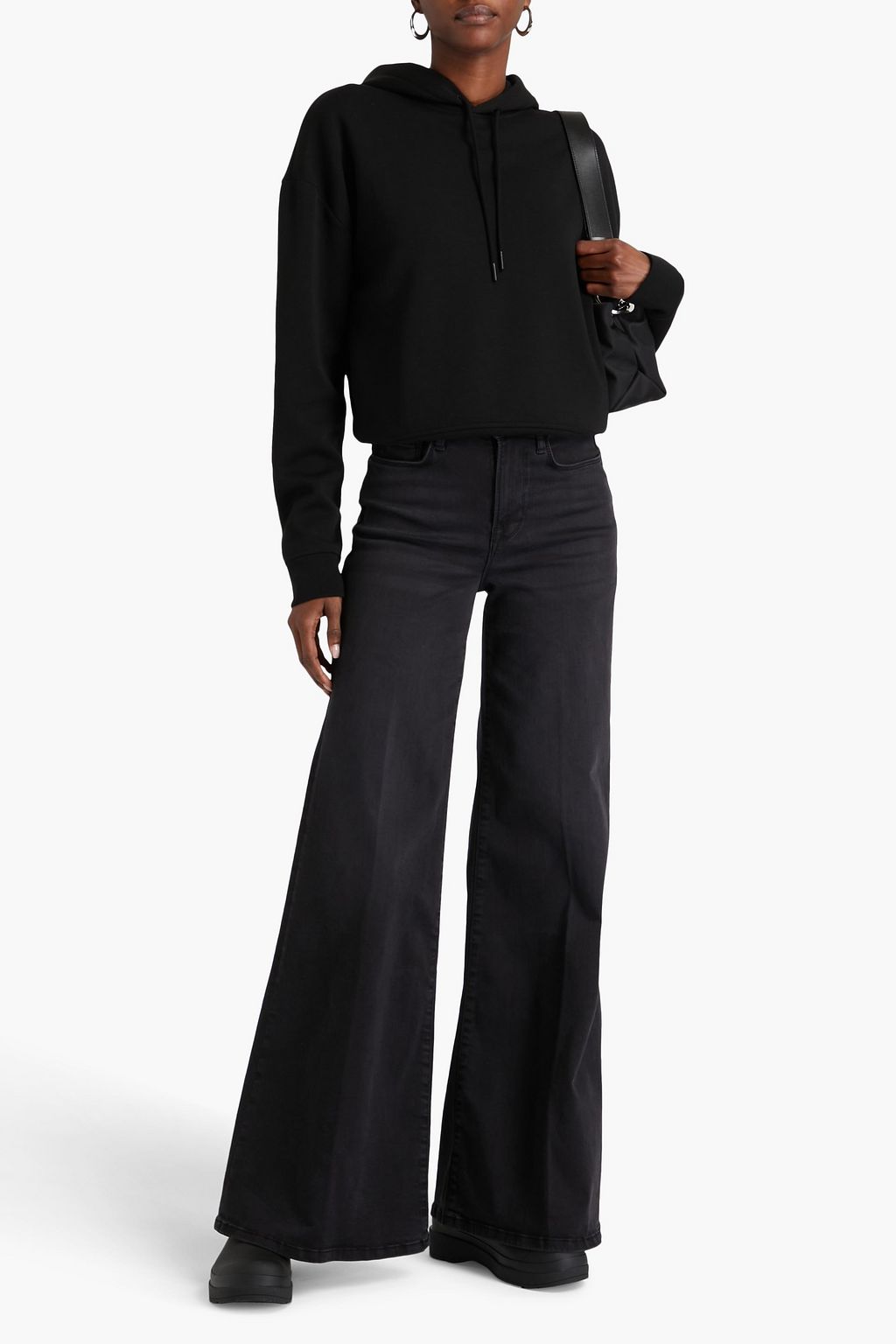 FRAME Highrise wideleg jeans THE