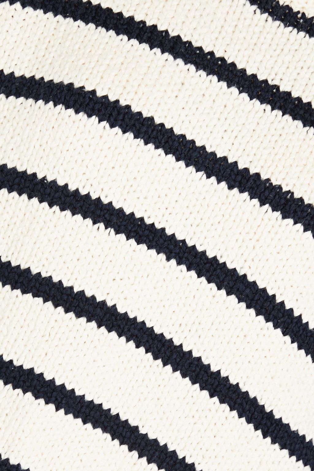 FRAME Striped cotton sweater
