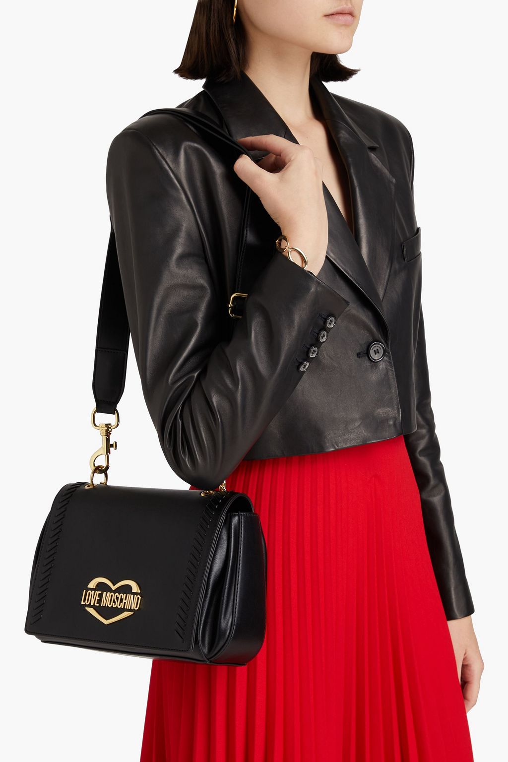 LOVE MOSCHINO Faux leather shoulder bag