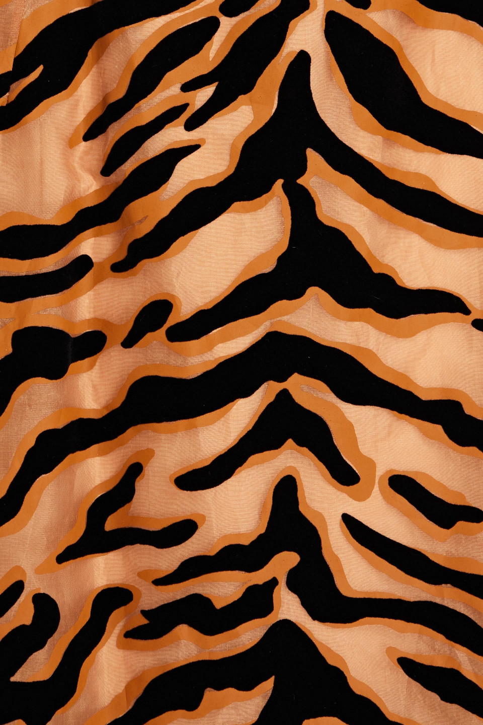 Dolce & Gabbana Tiger-print Gauze Midi Dress In Animal Print