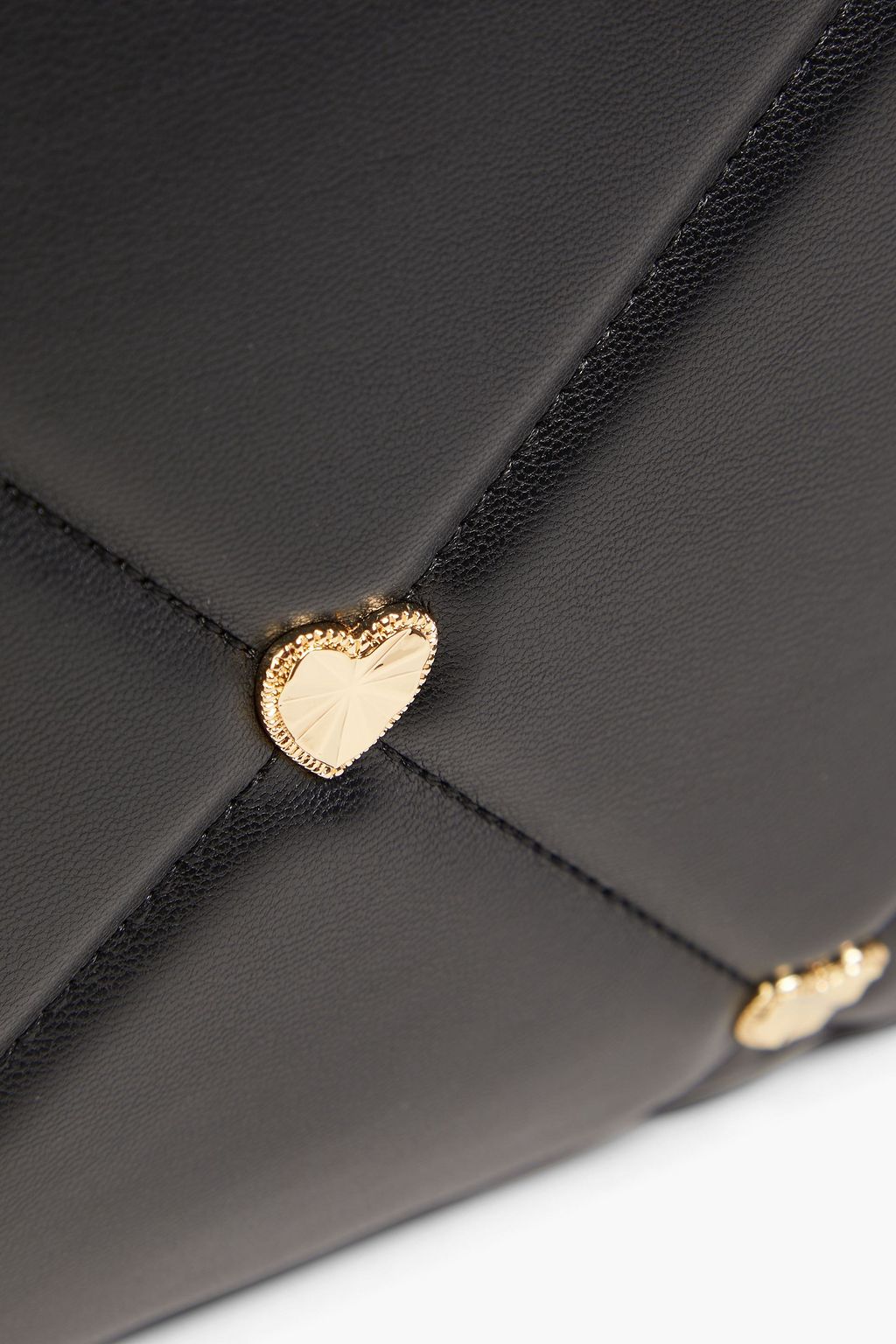 LOVE MOSCHINO Embellished quilted faux leather tote