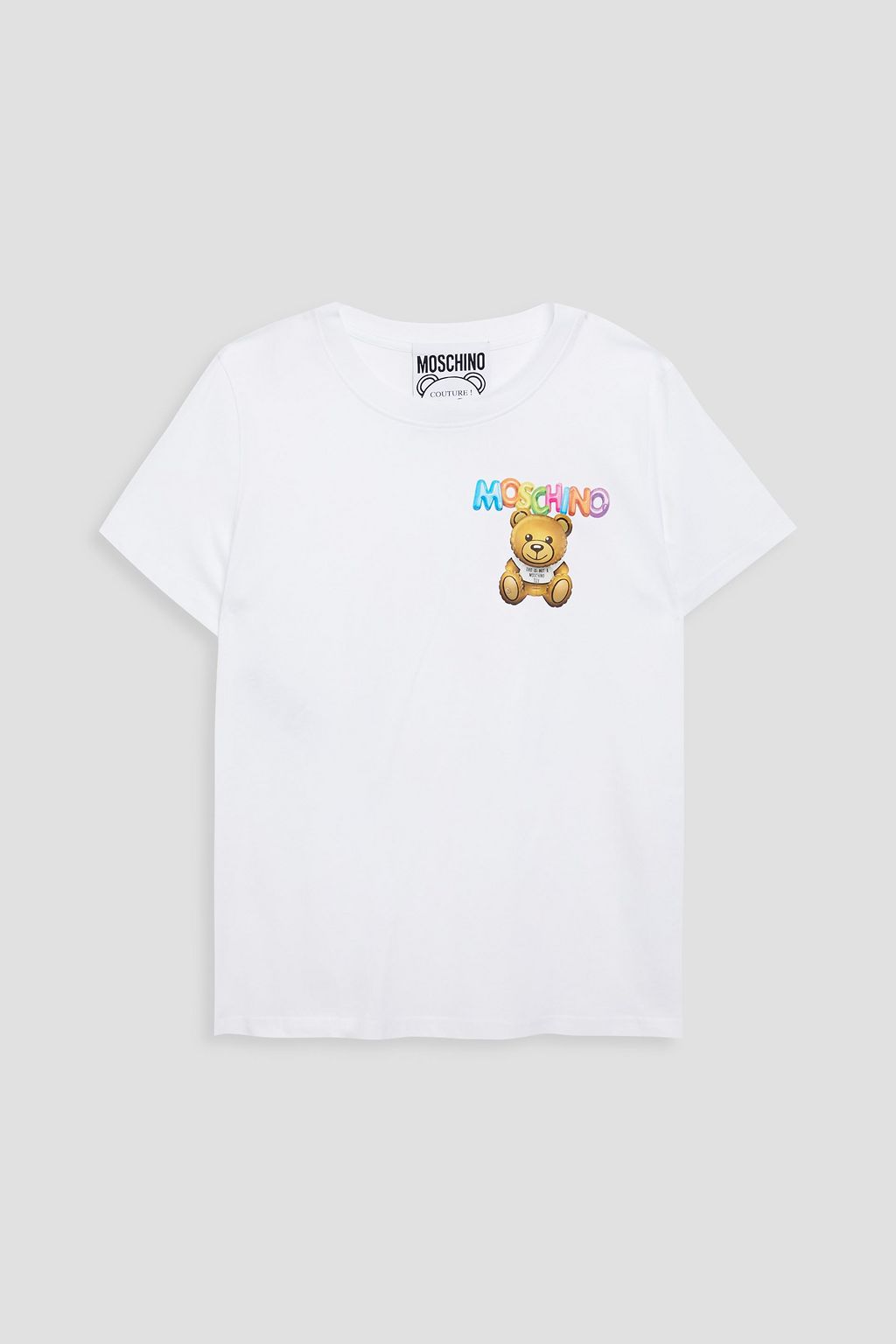 MOSCHINO コットンジャージー Tシャツ ロゴプリント | THE OUTNET