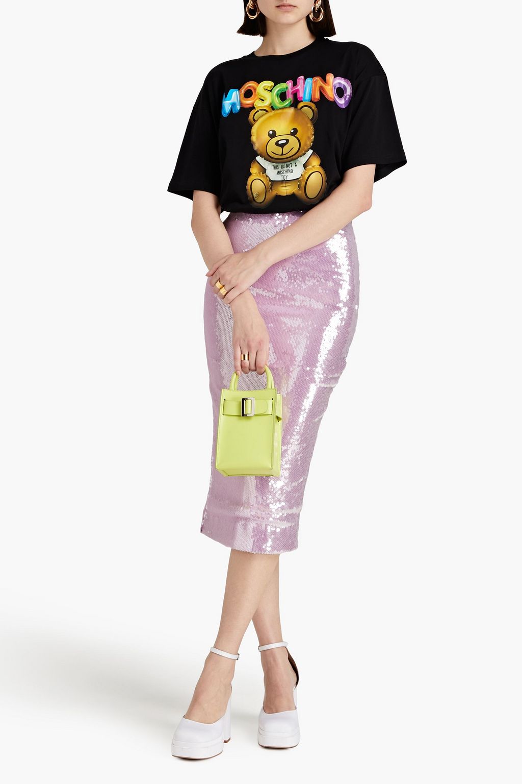 MOSCHINO Logo-print cotton-jersey T-shirt