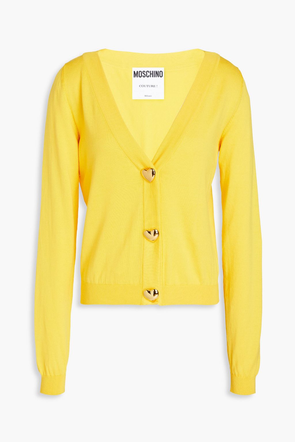 Cotton cardigan yellow IT 36