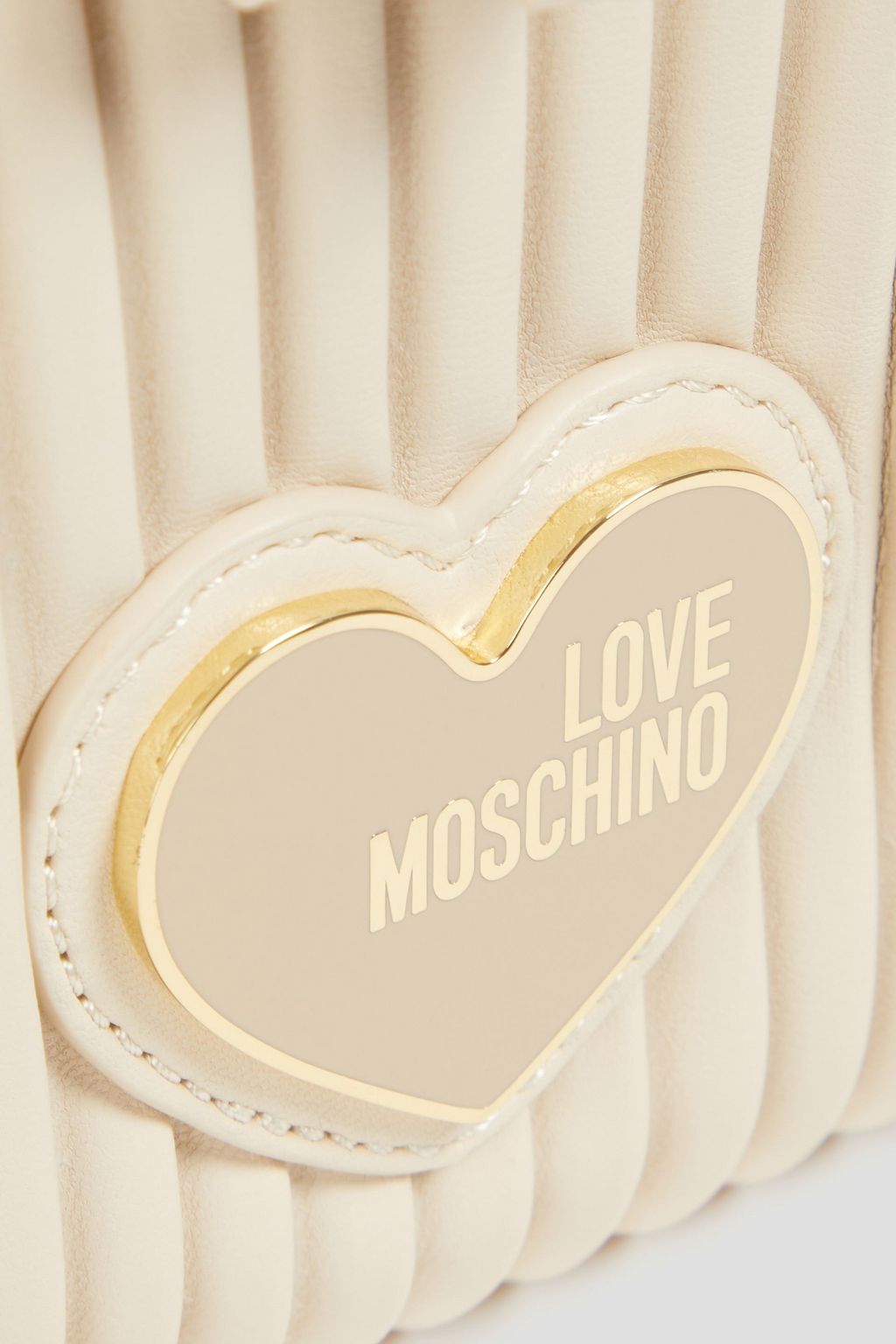LOVE MOSCHINO Quilted faux leather backpack