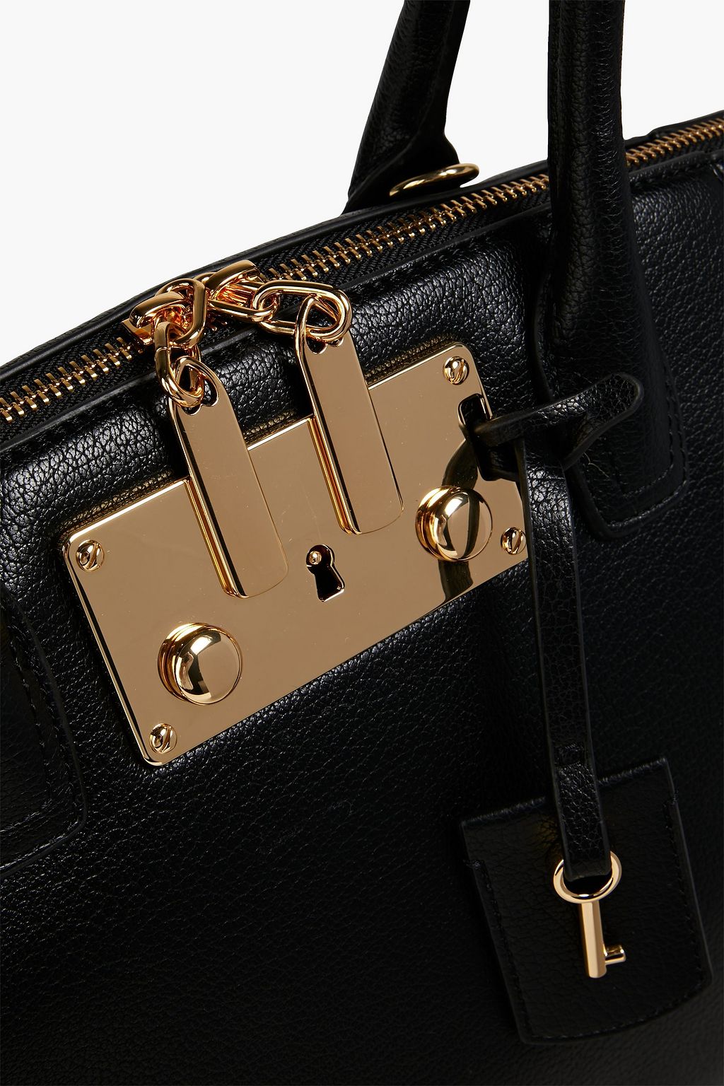 LOVE MOSCHINO Faux textured-leather tote