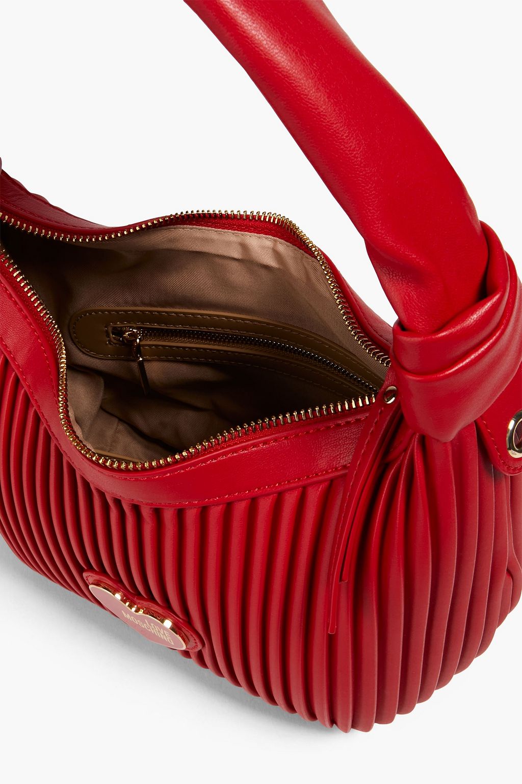 LOVE MOSCHINO Quilted faux textured-leather tote