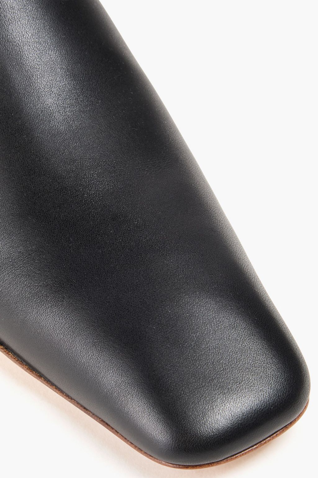 JIL SANDER Leather wedge mules