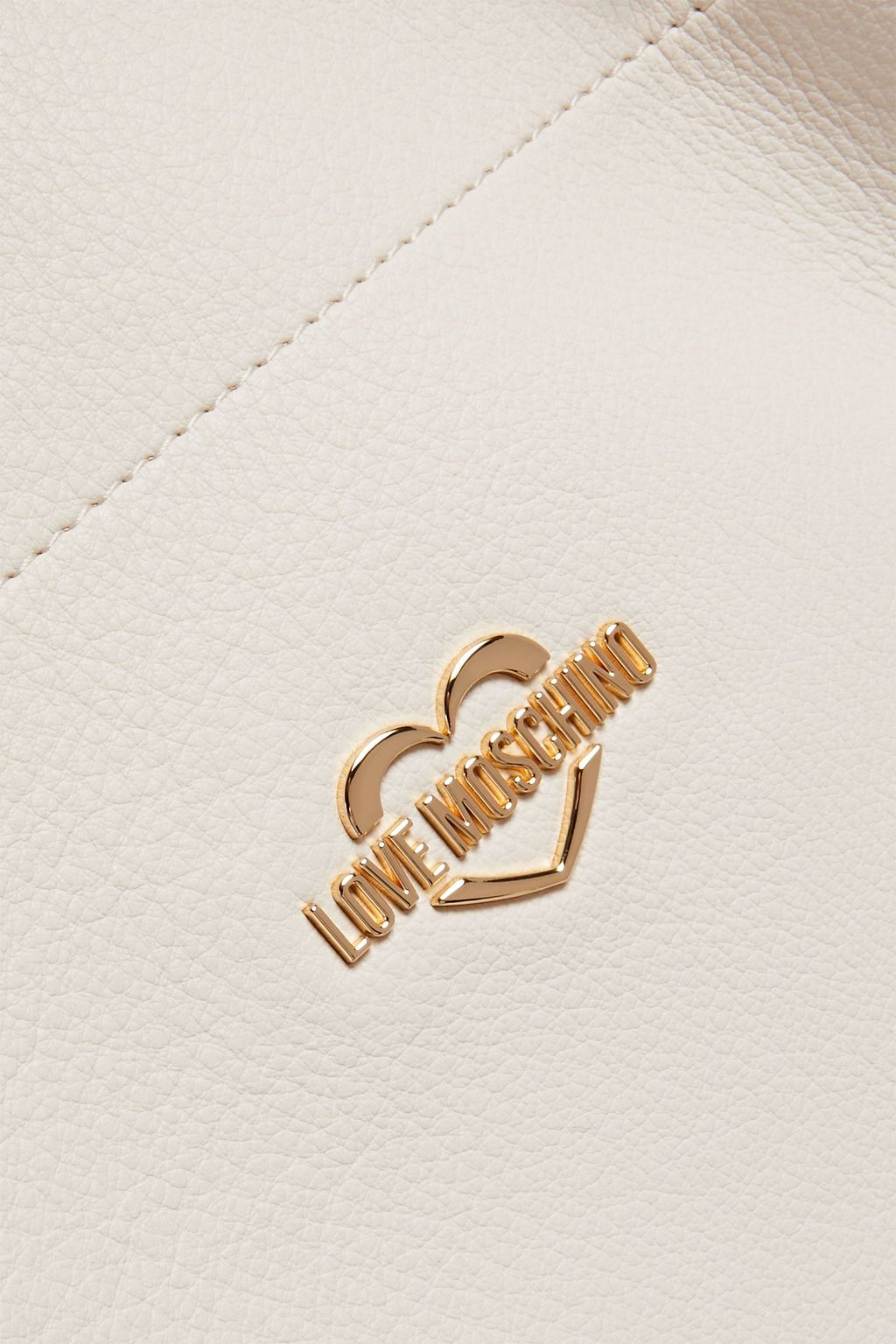 LOVE MOSCHINO Faux pebbled-leather tote