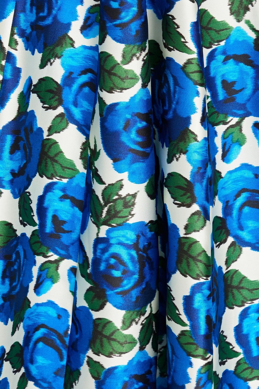 PHILOSOPHY DI LORENZO SERAFINI Floral-print satin-twill midi dress