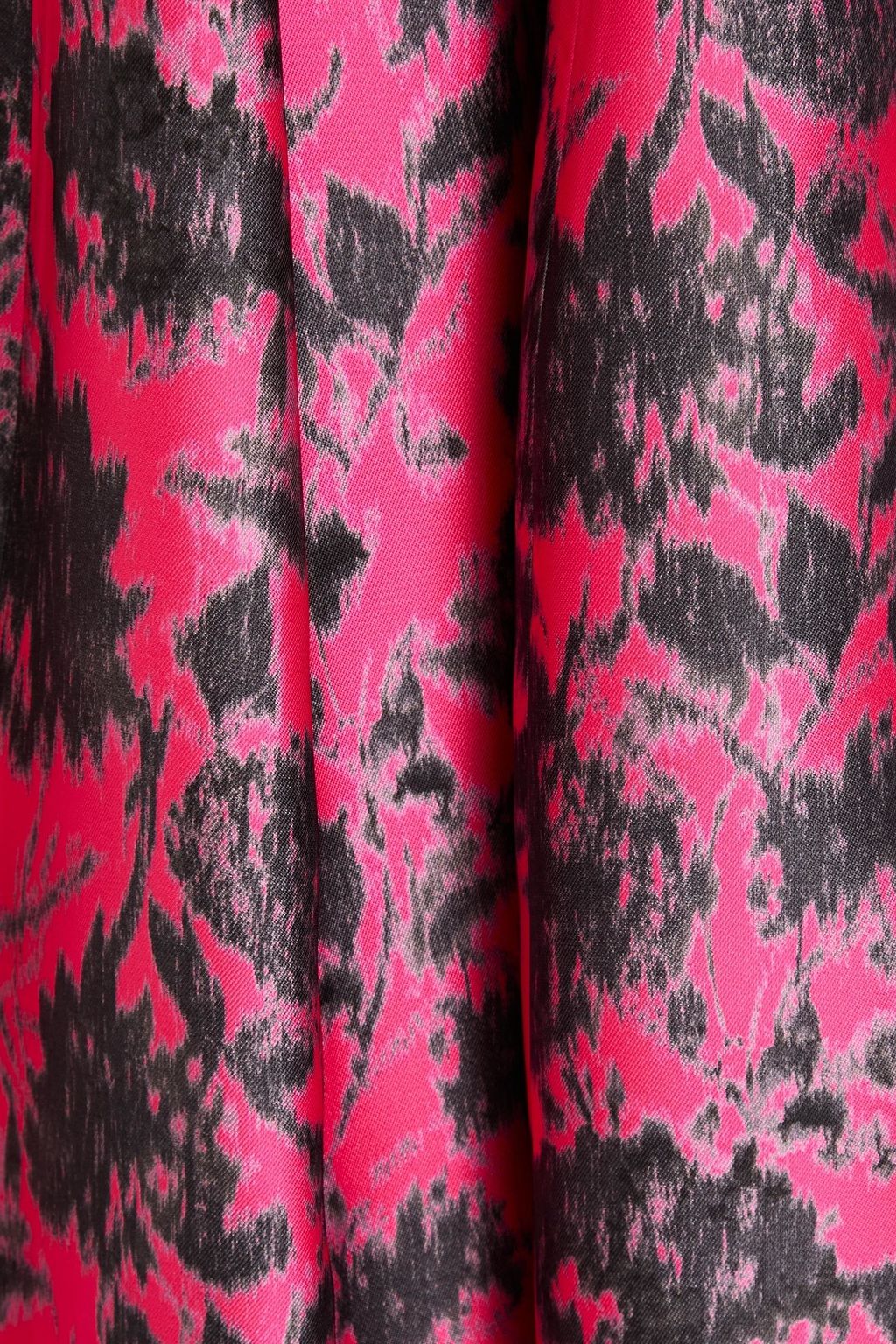 PHILOSOPHY DI LORENZO SERAFINI Floral-print satin-twill midi dress