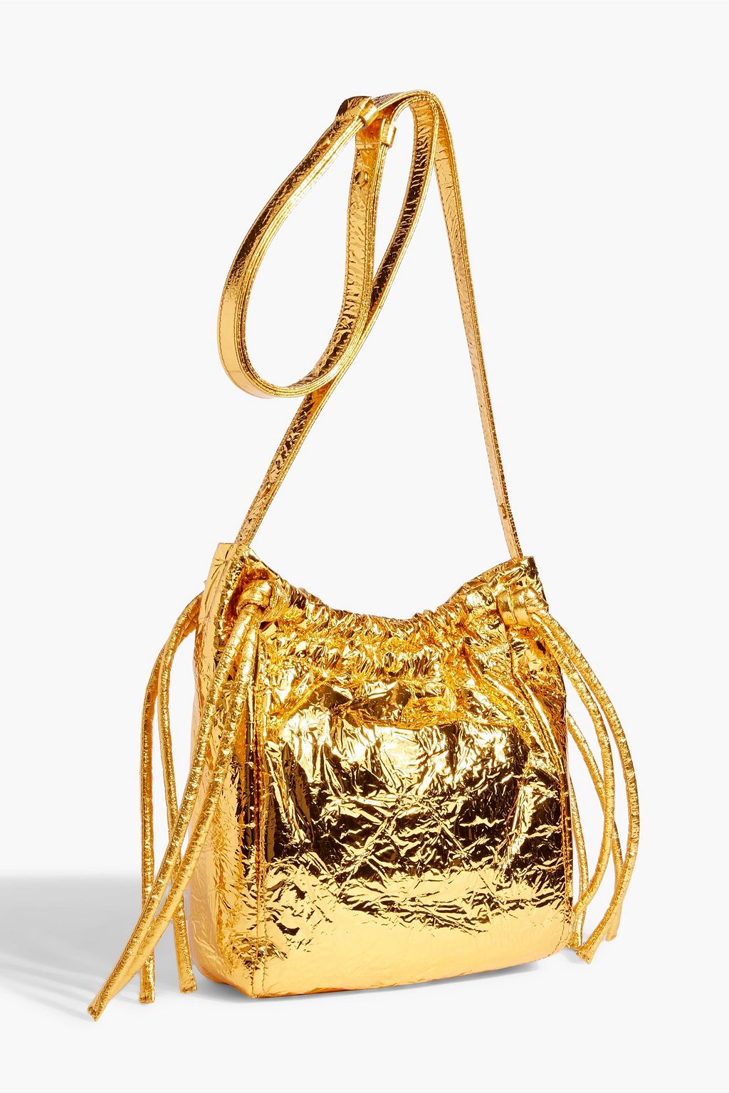 PROENZA SCHOULER Crinkled mirrored-leather shoulder bag