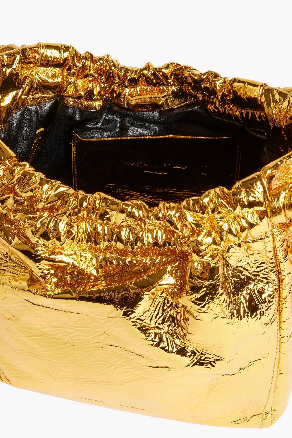 PROENZA SCHOULER Crinkled mirrored-leather shoulder bag