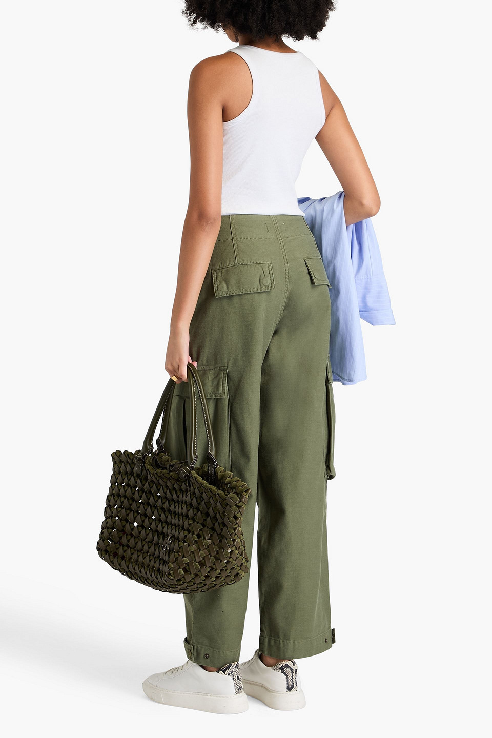 FRAME COTTON CARGO PANTS 