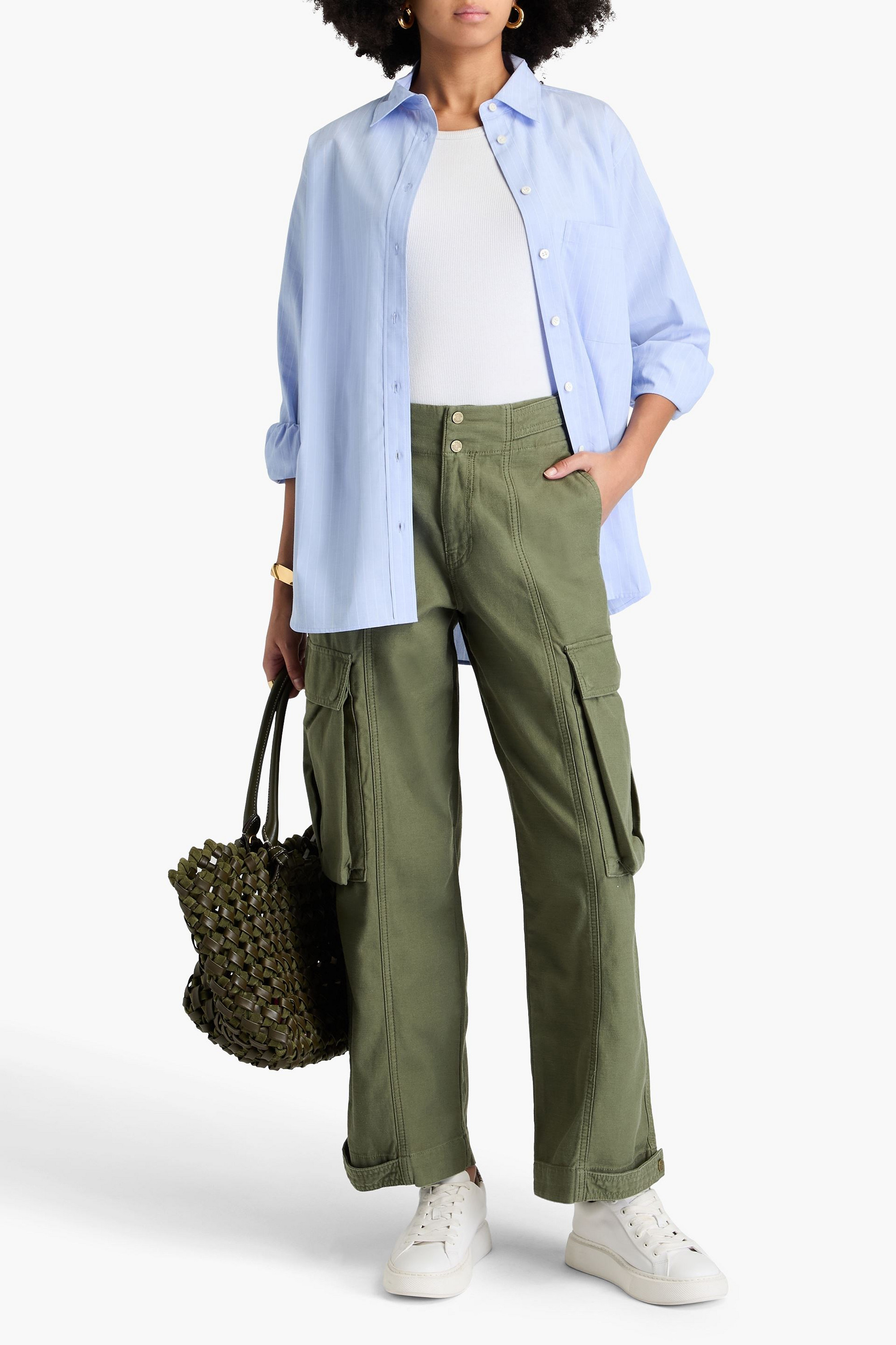 FRAME Cotton cargo pants