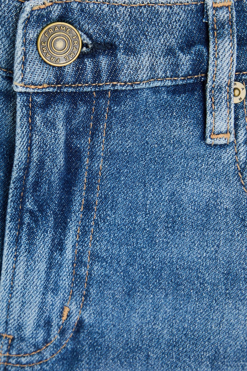 FRAME جينز The 70s Crop Boot قصير بقصّة بوت كت وخصر مرتفع
