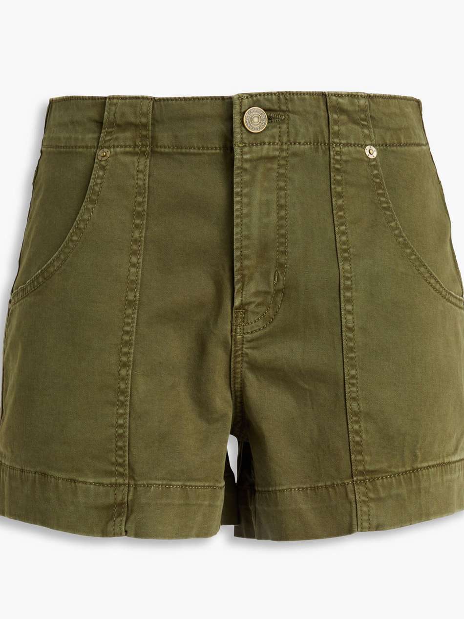 cotton-gabardine shorts