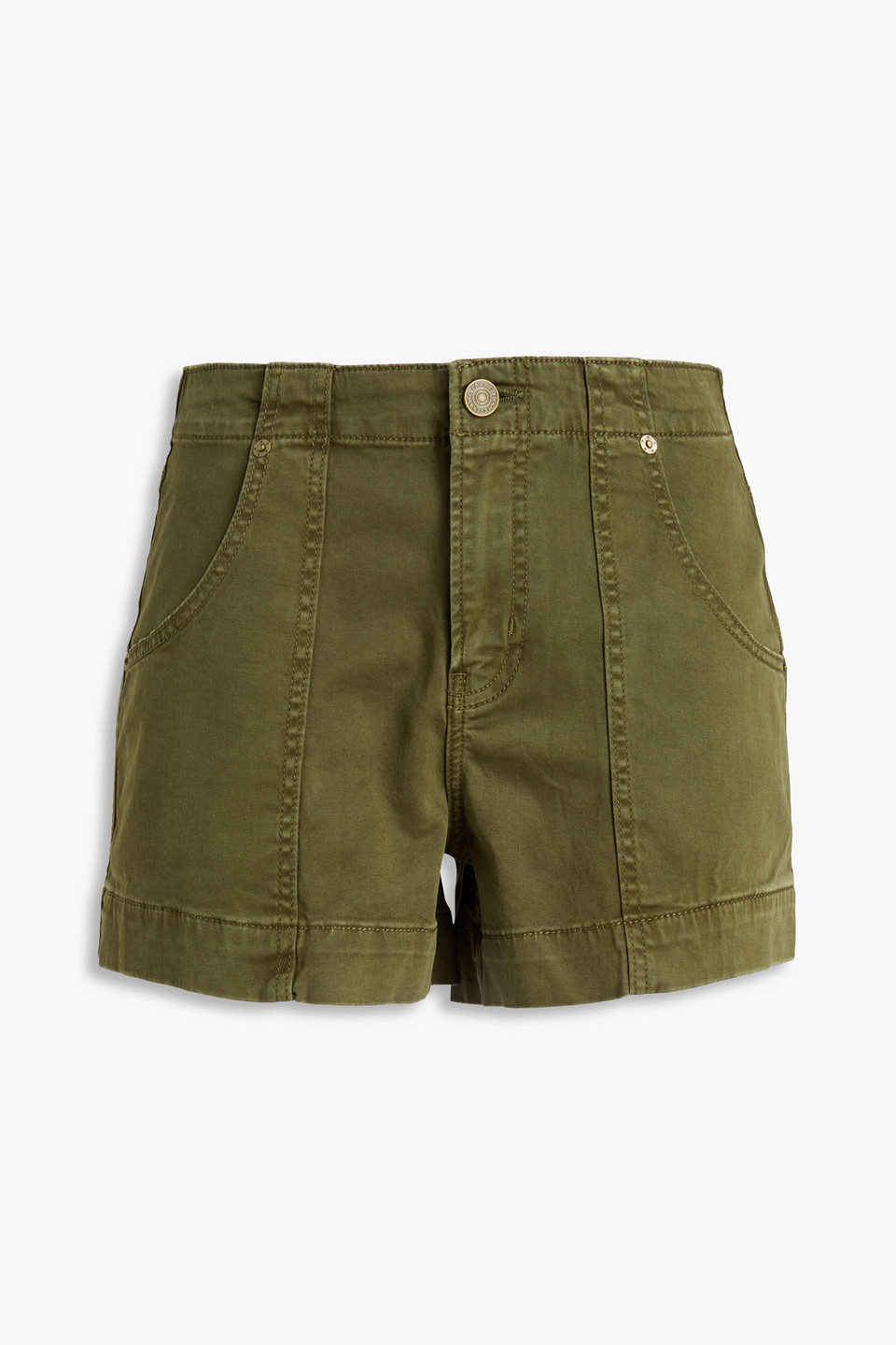 Cotton-gabardine shorts