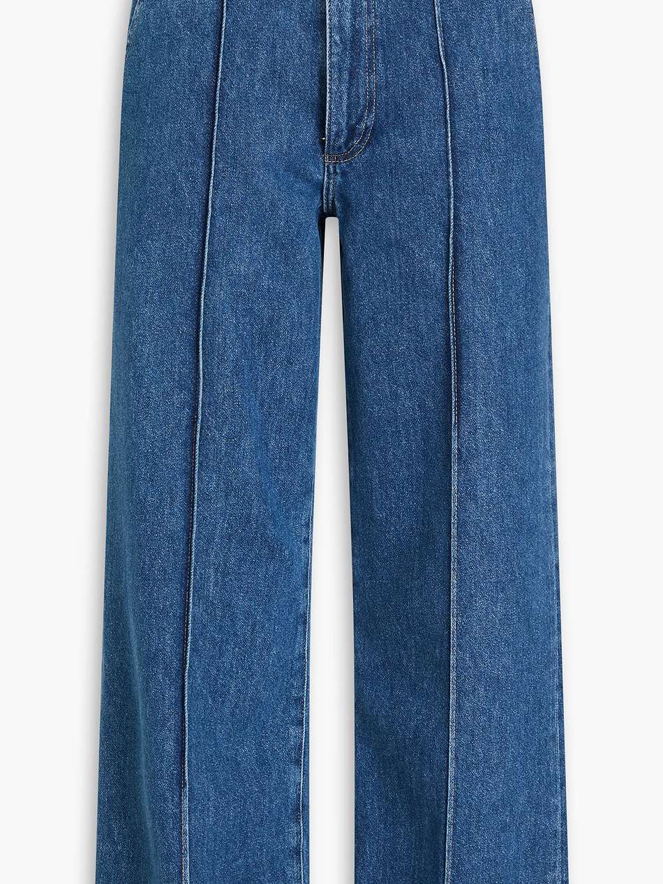 70s high-rise straight-leg jeans